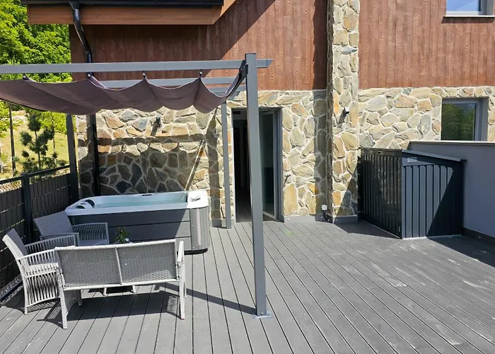 Aparts4u - Kras C209 Z Prywatnym Jacuzzi I Tarasem * Szklarska Poreba